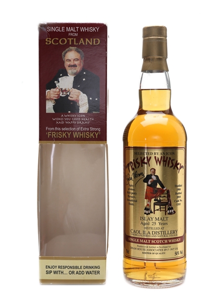 Caol Ila 1984 Frisky Whisky 25 Year Old Cask No. 5393 Bottled And Signed By John Milroy 70cl / 54%