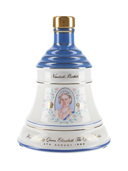 Bell's Ceramic Decanter The Queen Mother's 90th Birthday 75cl / 43%