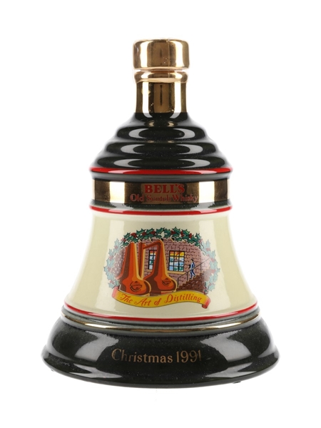 Bell's Christmas 1991 Ceramic Decanter The Art Of Distilling 70cl / 40%