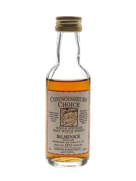 Balmenach 1972 Connoisseurs Choice Bottled 1991 - Gordon & MacPhail 5cl / 40%