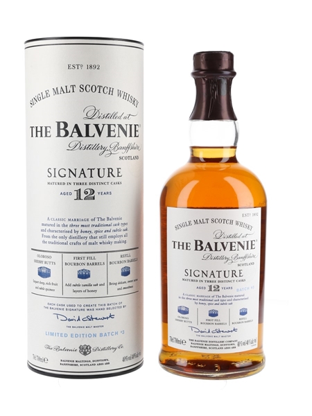 Balvenie 12 Year Old Signature Batch 3 70cl / 40%