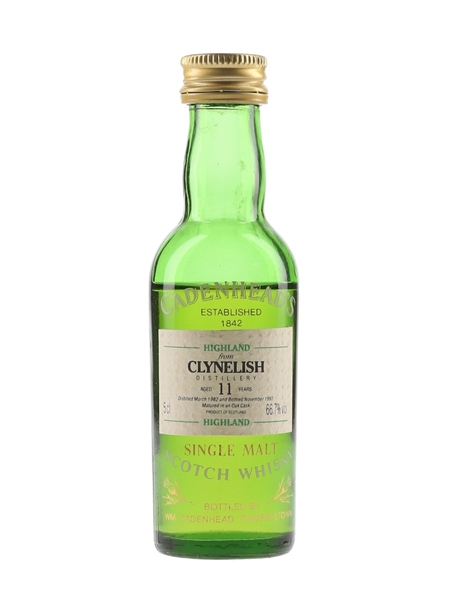 Clynelish 1982 11 Year Old Bottled 1993 - Cadenhead's 5cl / 66.7%