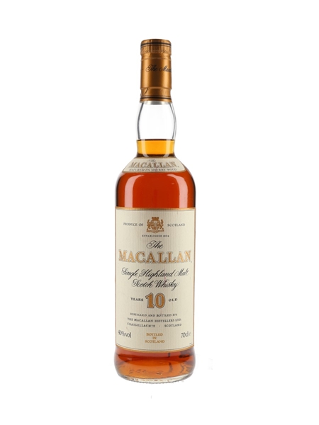 Macallan 10 Year Old Bottled 1990s 70cl / 40%