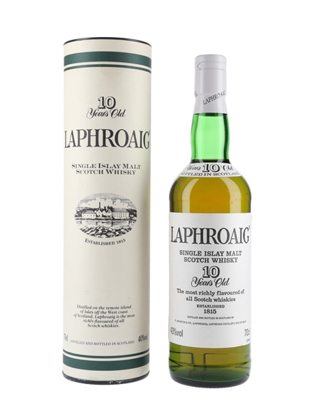 Laphroaig 10 Year Old Bottled 1990s - Pre Royal Warrant 70cl / 40%