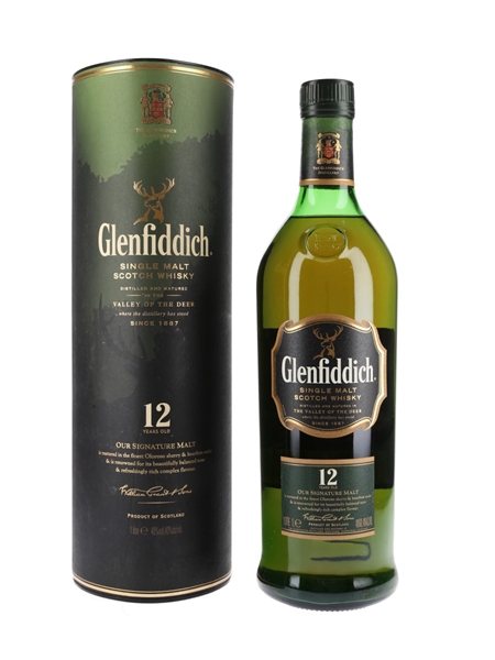 Glenfiddich 12 Year Old Old Presentation 100cl / 43%