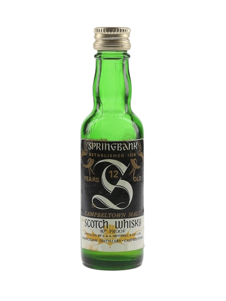 Springbank 12 Year Old Bottled 1970s 5cl / 45.7%