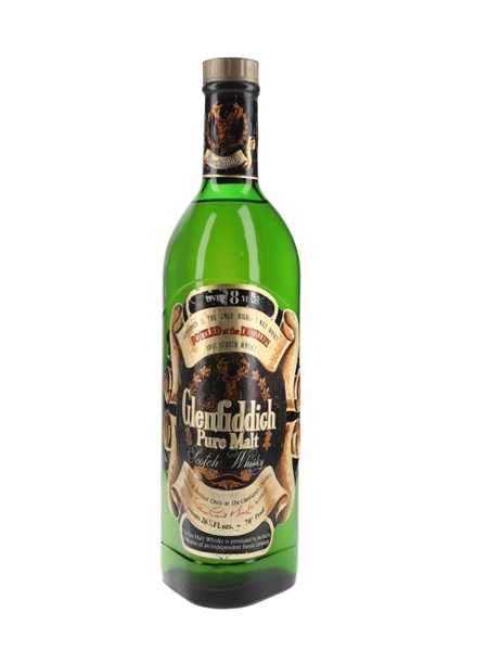 Glenfiddich 8 Year Old Pure Malt Bottled 1970s 75.7cl / 40%