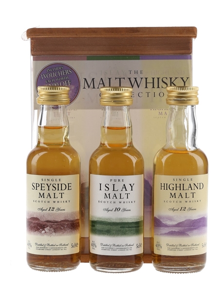 Malt Whisky Collection Sainsbury's Set 3 x 5cl / 40%