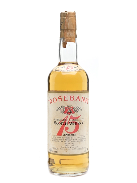 Rosebank 15 Year Old Bottled 1980s 75cl / 50%