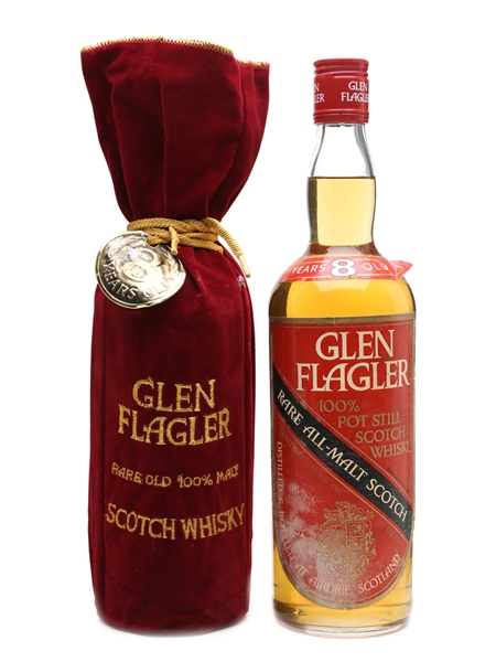 Glen Flagler 8 Year Old Bottled 1970s 75cl / 40%