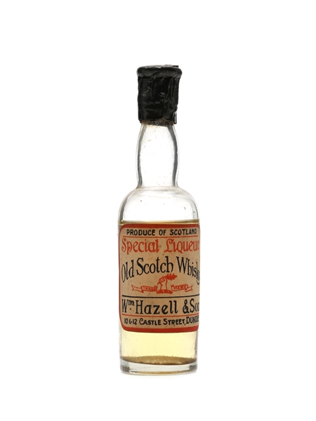 Special Liqueur Old Scotch Wm Hazell & Son Miniature