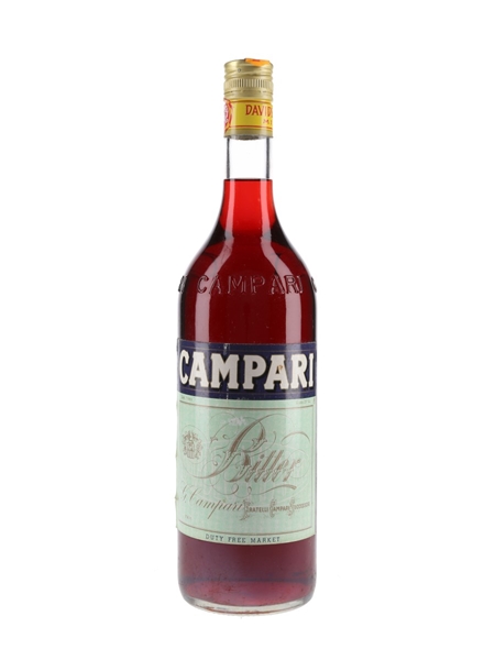 Campari Bitter Bottled 1980s - Duty Free 100cl / 25%