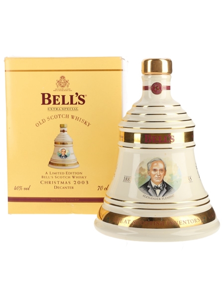 Bell's Christmas 2003 Ceramic Decanter Alexander Fleming 70cl / 40%