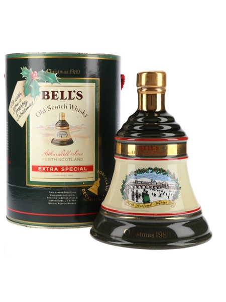 Bell's Christmas 1989 Ceramic Decanter Perth Winter 1895 75cl / 43%