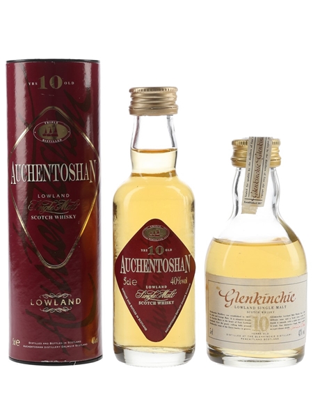 Auchentoshan & Glenkinchie 10 Year Old  2 x 5cl