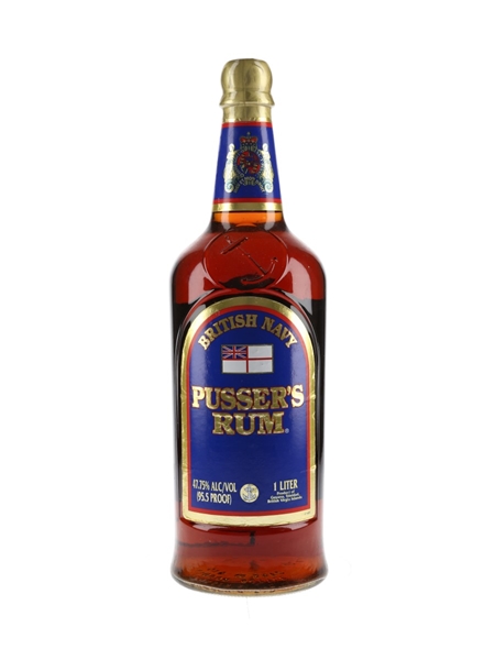 Pusser's British Navy Rum Bottled 1990s 100cl / 47.75%