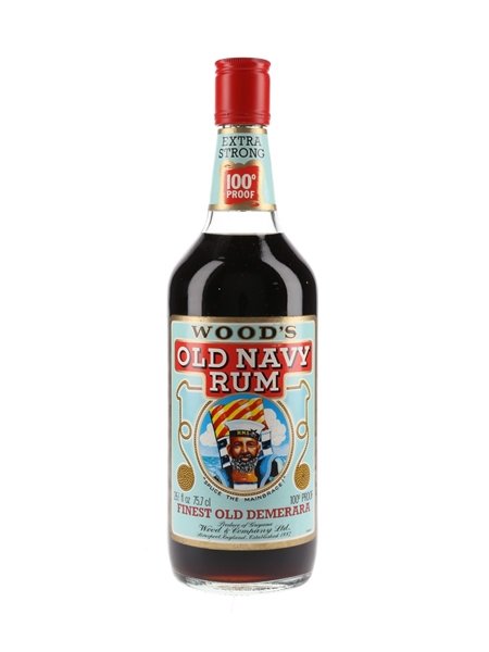 Wood's 100 Old Navy Rum Bottled 1970s 75.7cl / 57%