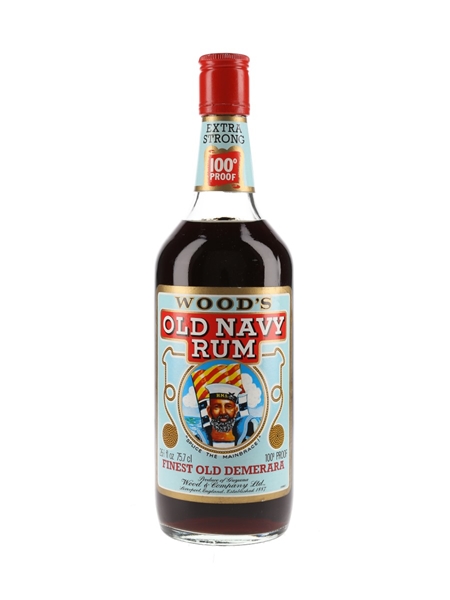 Wood's 100 Old Navy Rum Bottled 1970s 75.7cl / 57%