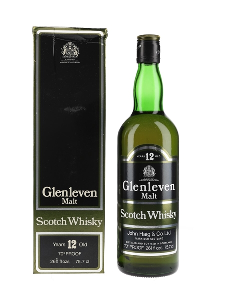 Glenleven 12 Year Old Bottled 1970s - John Haig & Co 75.7cl / 40%