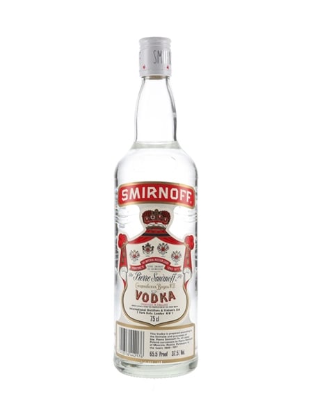 Smirnoff Red Label Bottled 1970s-1980s - England 75cl / 37.5%