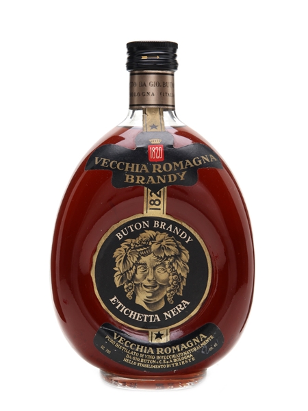 Buton Vecchia Romagna Brandy Etichetta Nera - Bottled 1970s 75cl / 40%