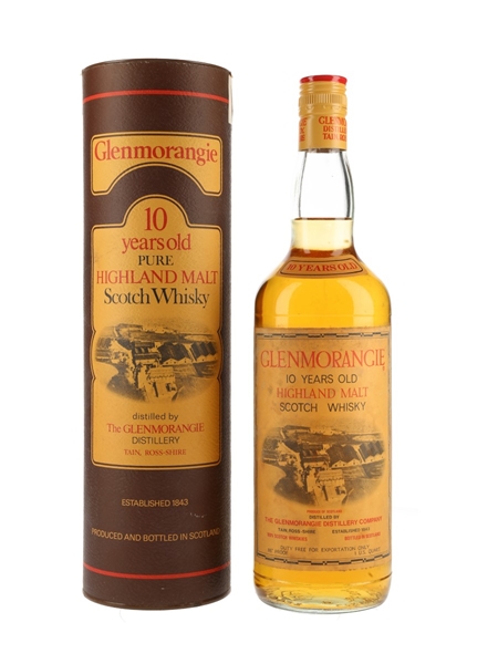 Glenmorangie 10 Year Old Bottled 1970s - Duty Free 94.6cl / 43%