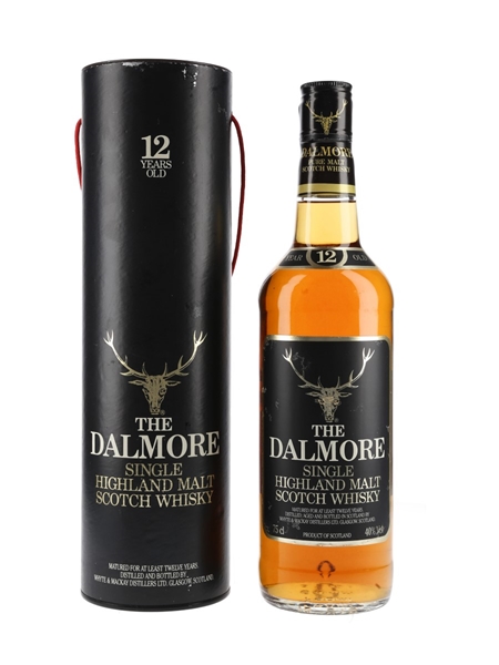 Dalmore 12 Year Old Bottled 1980s - Whyte & Mackay Distillers Ltd 75cl / 40%