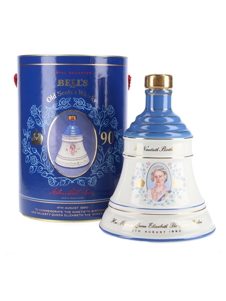 Bell's Ceramic Decanter The Queen Mother's 90th Birthday 75cl / 43%