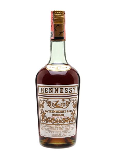 Hennessy Bras Arme Cognac Bottled 1970s - Wax & Vitale 75cl / 40%