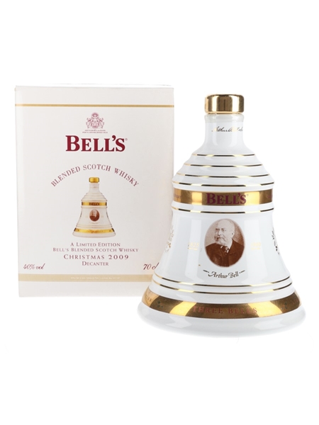 Bell's Christmas 2009 Ceramic Decanter Arthur Bell 70cl / 40%