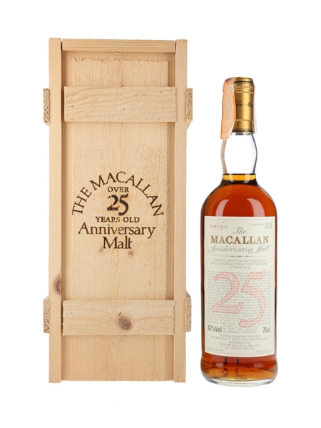 Macallan 1965 25 Year Old Anniversary Malt Bottled 1991 - Giovinetti 75cl / 43%