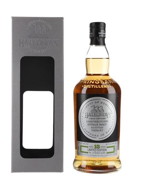 Hazelburn 2007 13 Year Old Limited Edition Bottled 2021 70cl / 48.6%