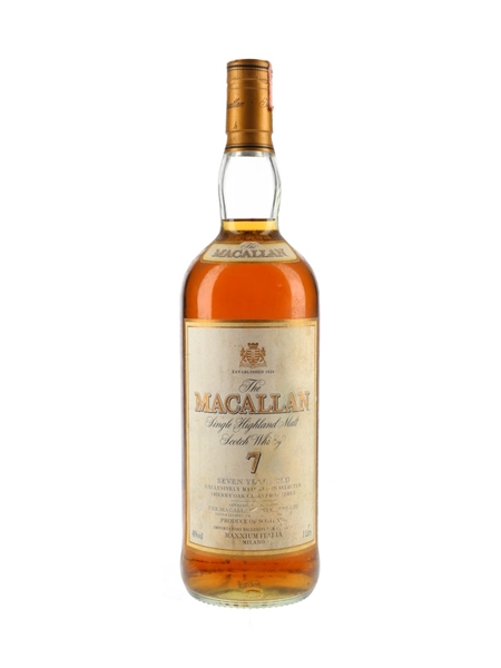 Macallan 7 Year Old Bottled 2000s - Maxxium Italia 100cl / 40%