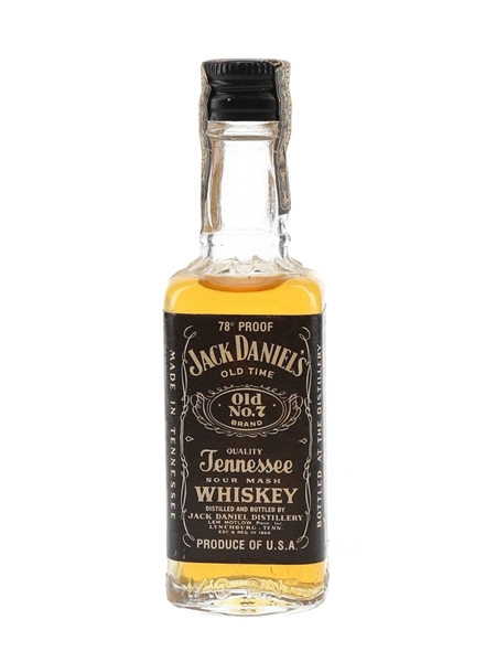 Jack Daniel's Old No.7 Bottled 1970s 4.7cl / 44.5%