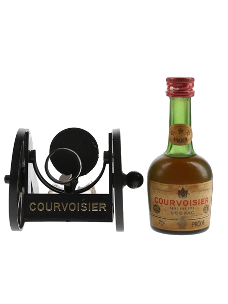 Courvoisier 3 Star Luxe Cannon Bottled 1970s 5cl / 40%