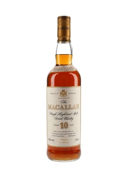 Macallan 10 Year Old Bottled 1990s 70cl / 40%