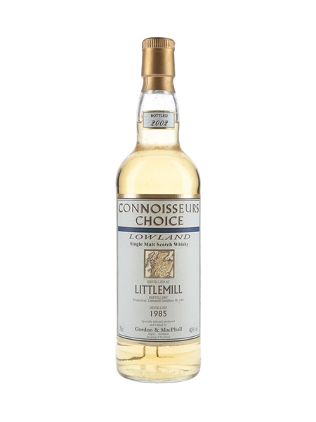 Littlemill 1985 Connoisseurs Choice Bottled 2002 - Gordon & MacPhail 70cl / 40%