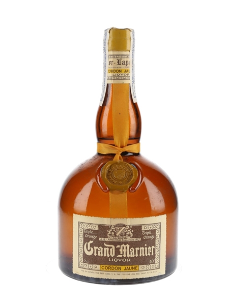 Grand Marnier Cordon Jaune Bottled 1970s - Spain 75cl / 40%