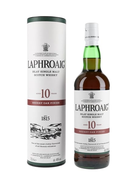 Laphroaig 10 Year Old Sherry Oak Finish  70cl / 48%