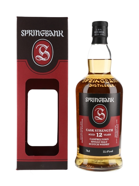 Springbank 12 Year Old Cask Strength Bottled 2021 70cl / 55.4%