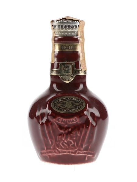 Royal Salute 21 Year Old Red Wade Ceramic Decanter 5cl / 40%