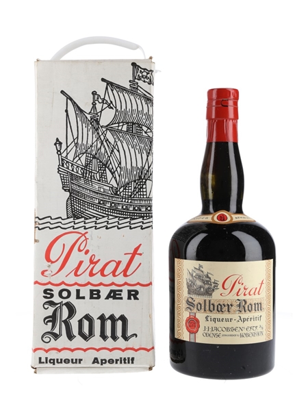 Pirat Solbaer Rom Bottled 1960s - Black Currant Rum 72cl / 25%