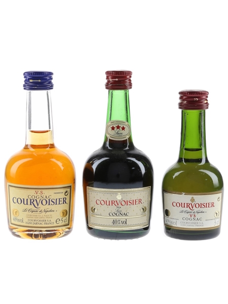 Courvoisier VS & 3 Star Luxe  3 x 3cl-5cl / 40%