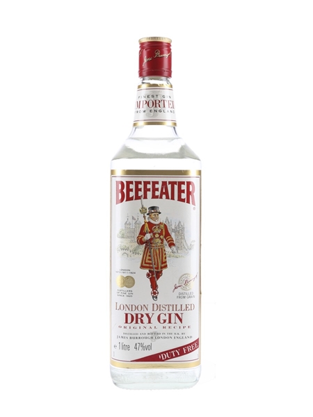 Beefeater Dry Gin Bottled 1990s - Duty Free 100cl / 47%