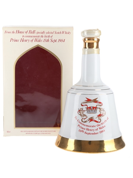 Bell's Ceramic Decanter Prince Henry Of Wales 1984 50cl / 40%