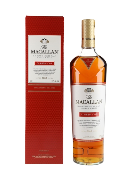 Macallan Classic Cut Limited 2018 Edition 75cl / 51.2%