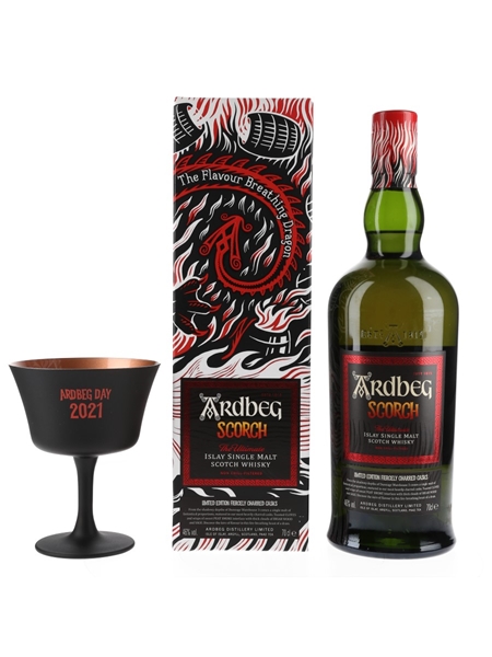 Ardbeg Scorch & Ardbeg Day 2021 Goblet Limited Edition Fiercely Charred Casks 70cl / 46%