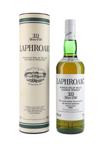 Laphroaig 10 Year Old Bottled 1990s - Pre Royal Warrant 70cl / 40%