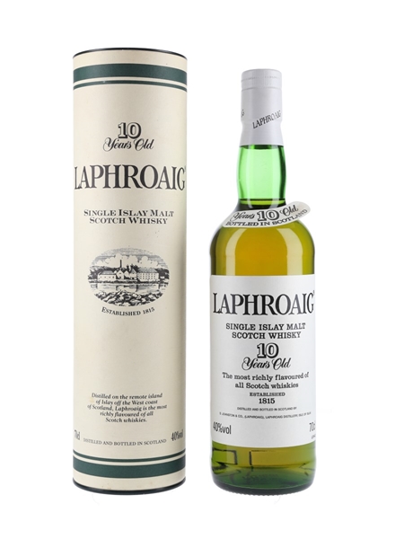 Laphroaig 10 Year Old Bottled 1990s - Pre Royal Warrant 70cl / 40%