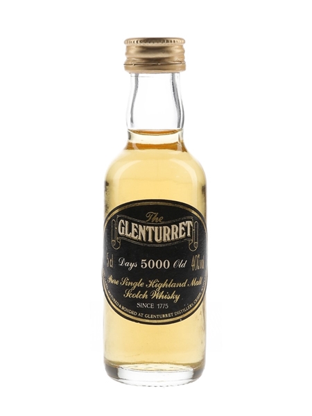 Glenturret 5000 Days Old Bottled 1980s 5cl / 40%